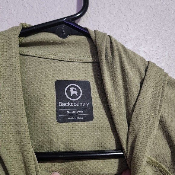 BACKCOUNTRY Tahoe Sun Hoodie Kalamata Gorpcore Hiking Womens Size SP - Picture 5 of 9